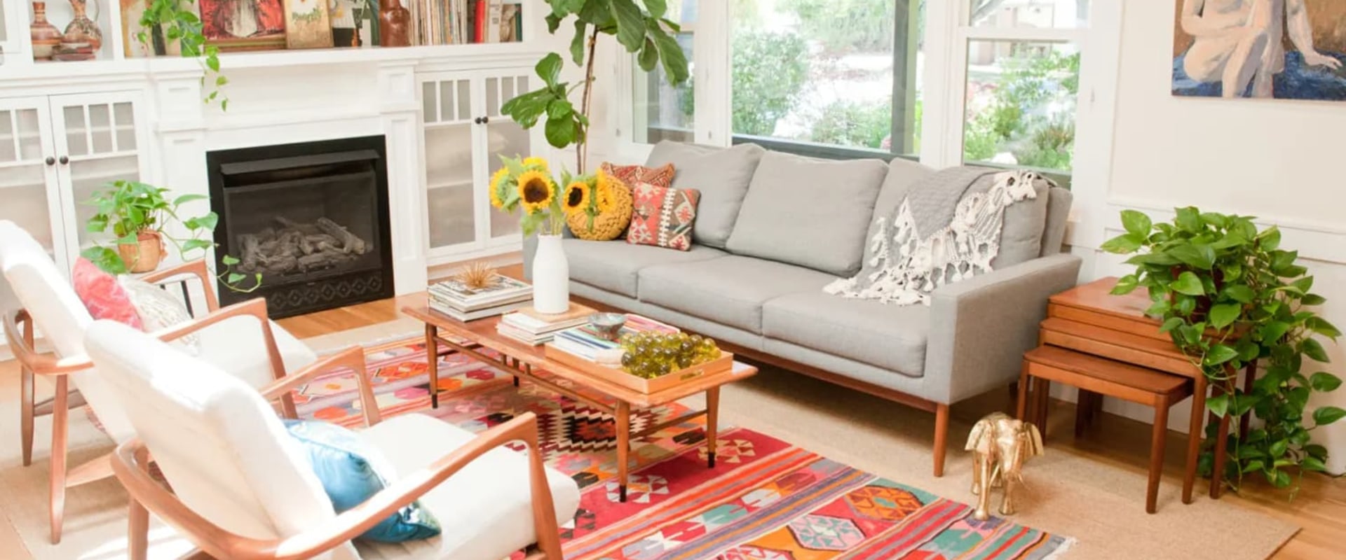 How do you style a living room from scratch?